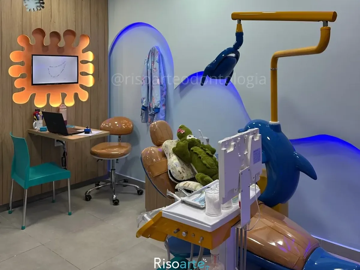 Sala Kids da Risoarte Odontologia, consultório de odontopediatria na Mooca